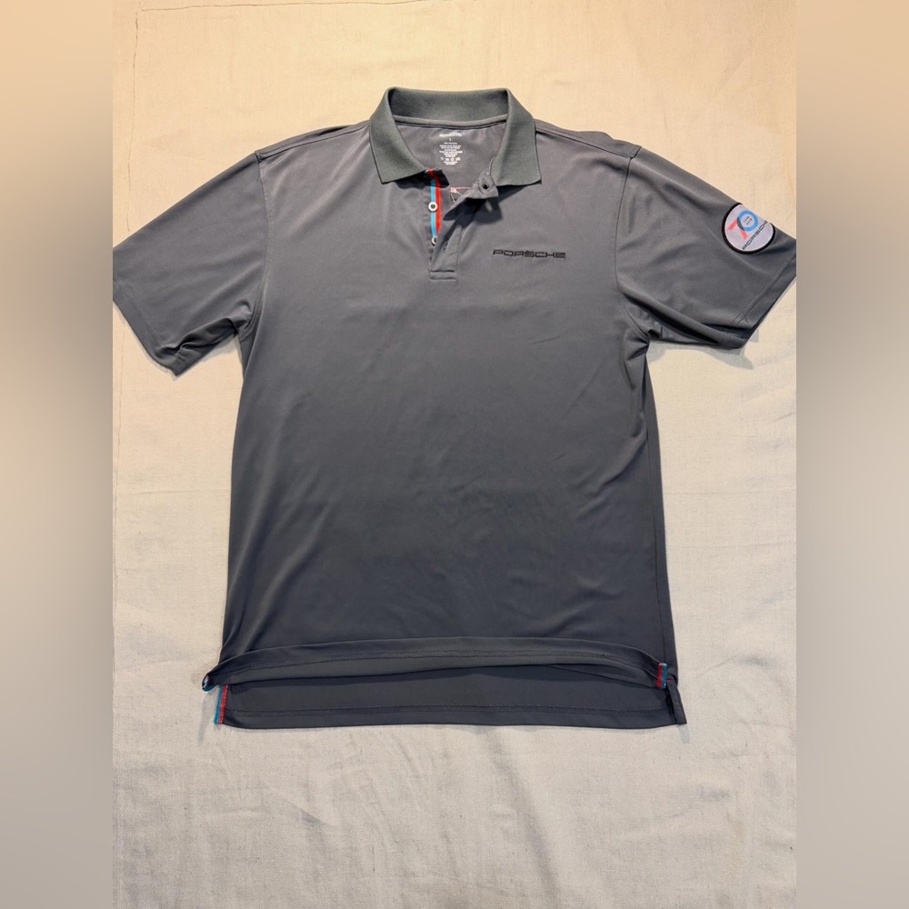 Authentic 70 Year Anniversary of Porsche Polo Shirt Limited DDP NO US CUSTOMS